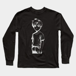 Anime Boy 02 Long Sleeve T-Shirt